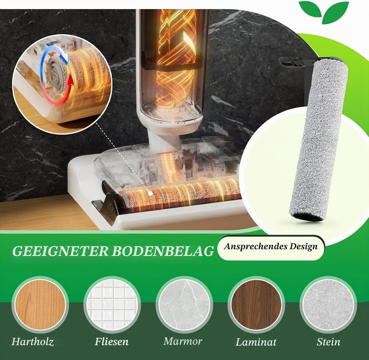 2 Bürstenrollen 4 Filter Ersatzteile für Tineco Floor One Stretch S6/S6 Stretch Lite/Switch S7 Stret