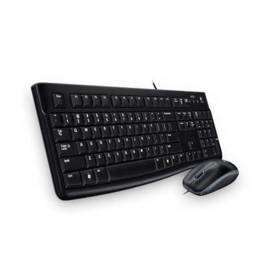 Logitech MK120 Kabelgebundenes Set mit Tastatur und Maus für Windows, Skandinavisches QWERTY-Layout