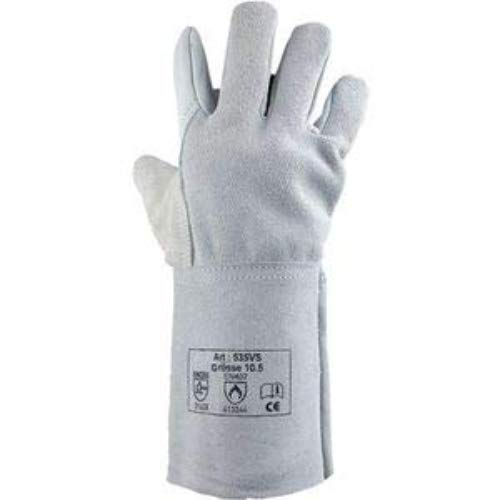 ASATEX Schweisser-Handschuh - Rindleder 535VS, naturfarben (12 Paar)