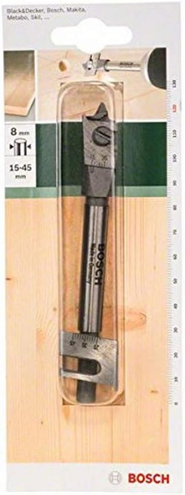 Bosch verstellbarer Flachfräsbohrer (Ø 15-45 mm)