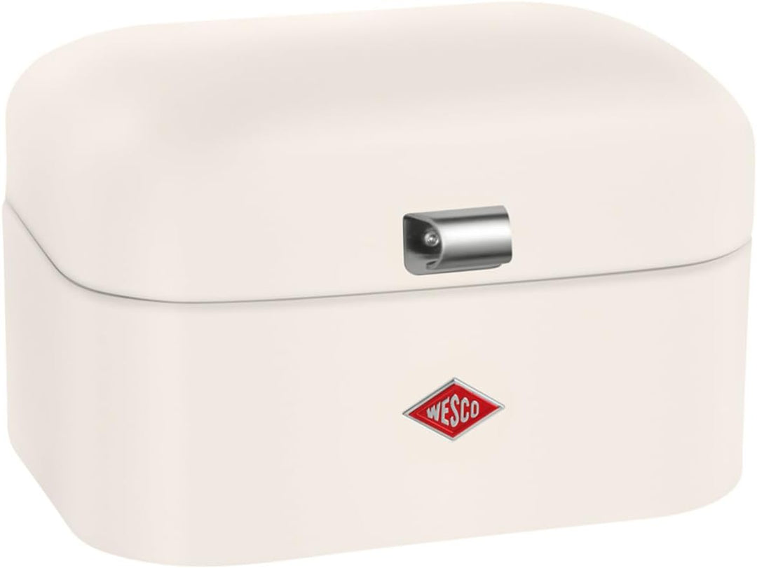 Wesco Single Grandy Brotkasten in der Farbe sand matt, pulverbeschichtetes Stahlblech, Lüftungslöche