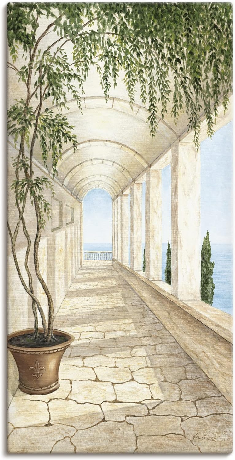 ARTland Leinwandbilder Wandbild Bild auf Leinwand 75 x 150 cm Architektur Gebäude Sehenswürdigkeiten