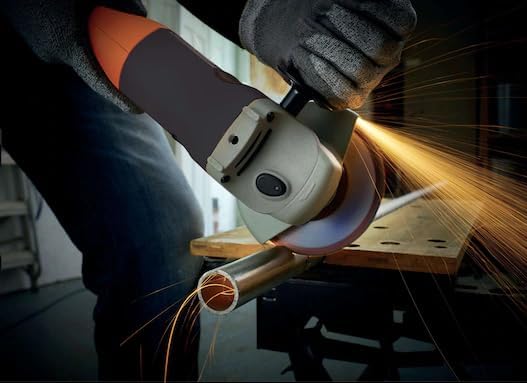 Black+Decker Winkelschleifer (mit 3-Positionen-Zusatzhandgriff, 1200 W, 125 mm, Nullspannungsschalte