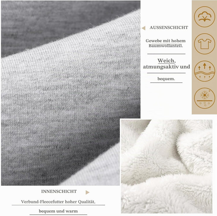 Svanco Damen Hoodie Kapuzenpullover Sweatshirt Langarm Pullover Langen Mantel Jacke Tops Outwear für