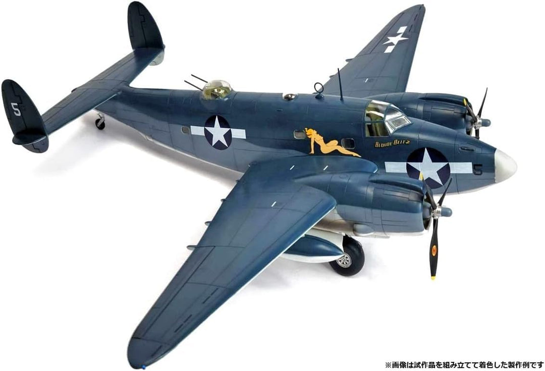 Academy 12347 1/48 US Navy PV-1 Ventura Salomon Islands Battlefield Kunststoffmodell, geformte Farbe