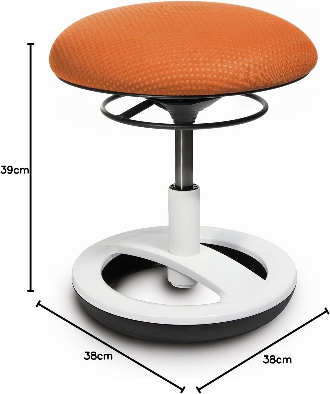 Topstar SU83BR4 Sitzhocker, orange, Orange