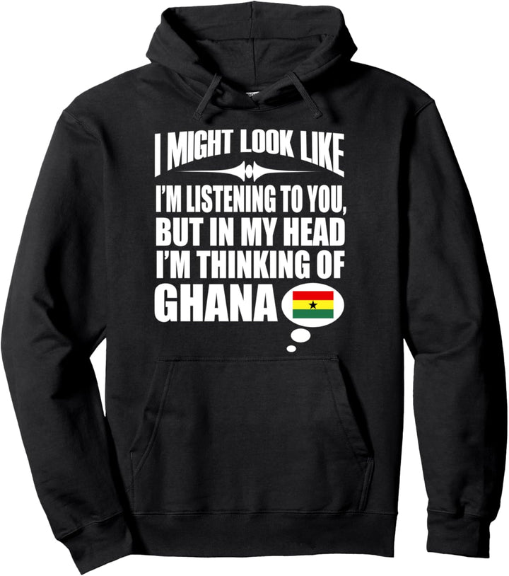Lustige ghanaische ghanaische Flagge Pullover Hoodie