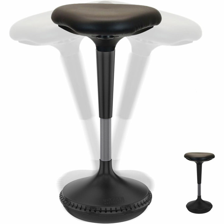 WOBBLE Hocker Stehtisch Schreibtisch Balance Stuhl für aktives Sitzen. Hoher ergonomischer Sitzständ