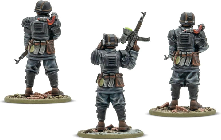 Warlord Games Totenrotte Platoon Commander & Bodyguard - Achsenminiaturen für Konflikt 47, sehr deta