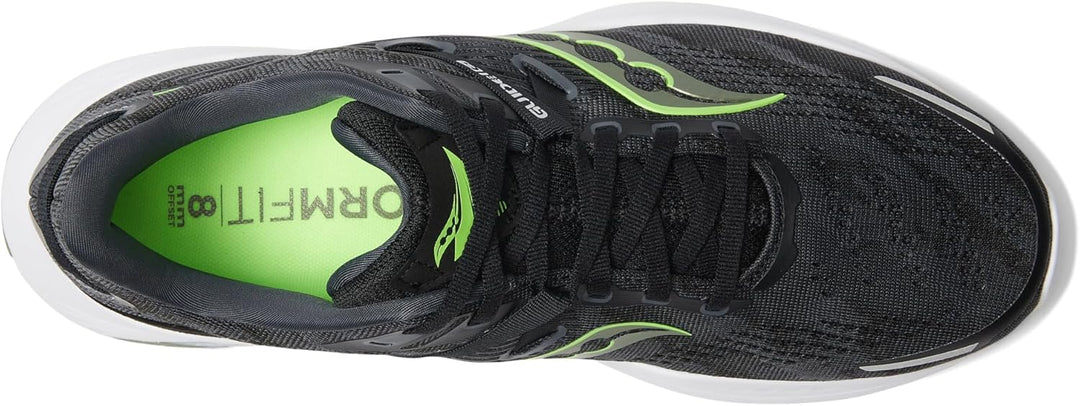 Saucony Herren Guida 16Laufschuh 47 EU Schwarz Glade, 47 EU Schwarz Glade