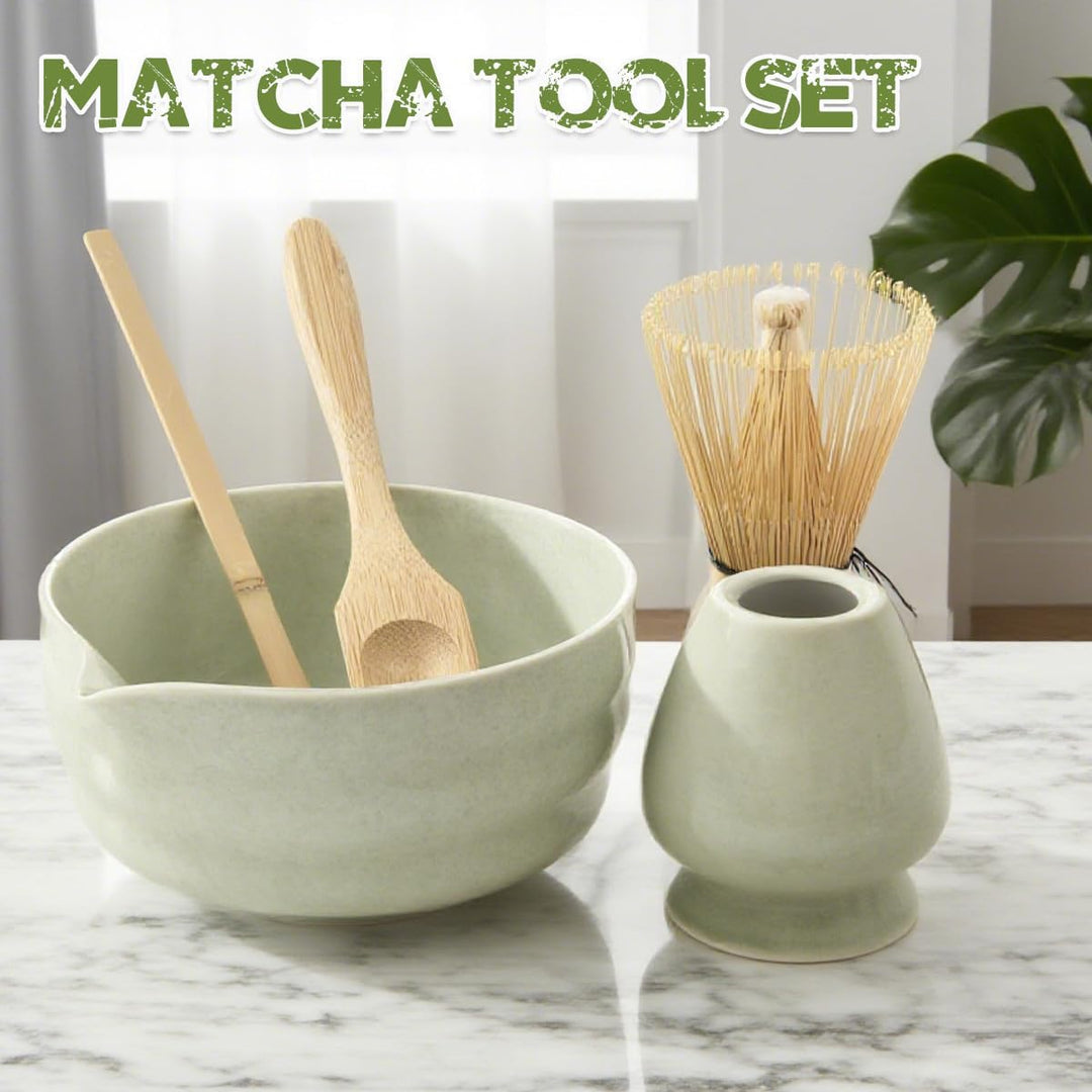 Matcha Set mit Matcha Besen Matchas Schale, Besenhalter, Matcha-Rührer-Sets, Matcha-Whisk Set für Di