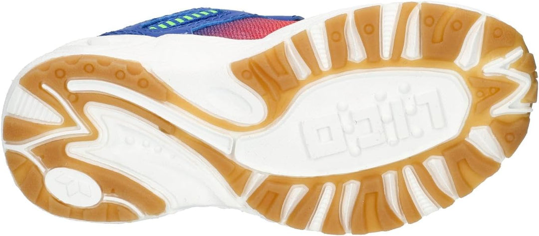 Lico Unisex Kinder BarneyHallenturnschuhe 25 EU Blau Orange Lemon, 25 EU Blau Orange Lemon