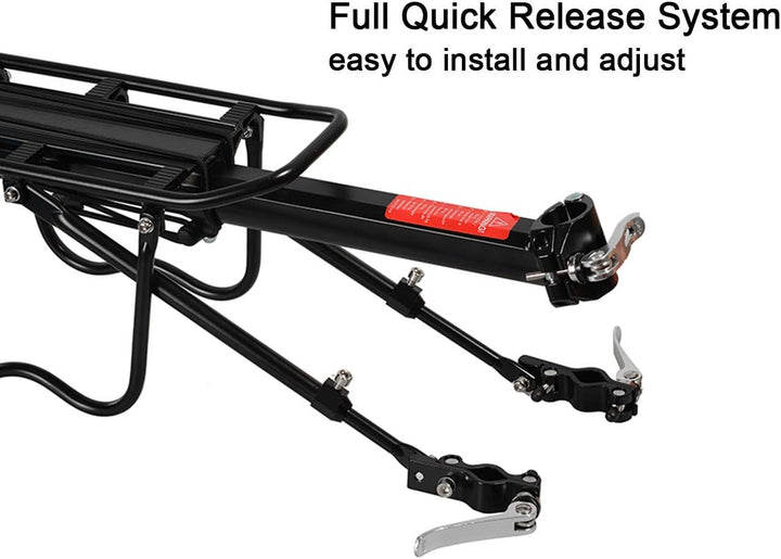 ROCKBROS Fahrrad Gepäckträger Mountainbike Gepäckträger Schnellspanner mit Reflektor 24-29 Zoll mit/