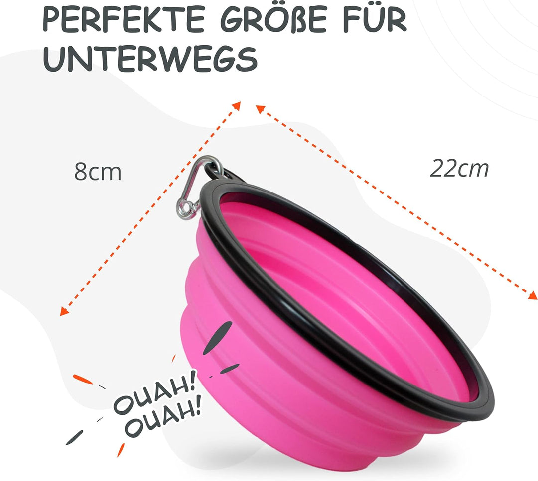 Reisenapf Hun (Pink, 2000 ml) 2000 ml Pink, 2000 ml Pink