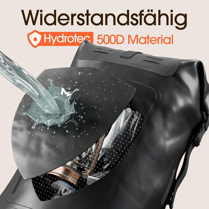 Earth Pak wasserdichter Rucksack – 35L / 55L Waterproof Backpack mit leistungsstarkem Rolltop Rollve