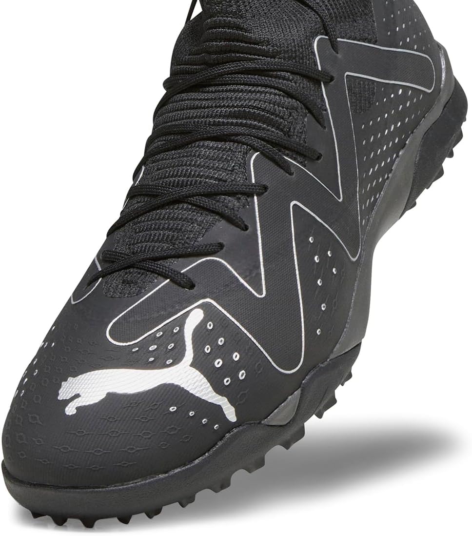 PUMA Herren Future Match Tt Fussballschuh 44.5 EU Puma Schwarz Puma Silber, 44.5 EU Puma Schwarz Pum
