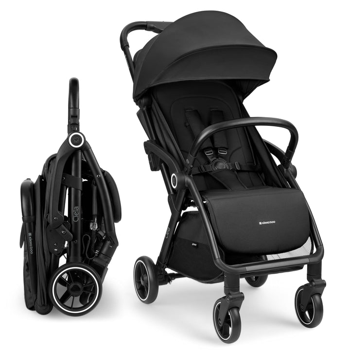 KikkaBoo Buggy Kinderwagen Reisebuggy CIELA, Bis 22 kg, Leicht (7,1 kg), One-Hand-Faltbar, Atmungsak