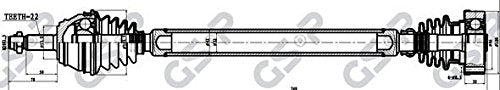 GSP 253002 Antriebswelle
