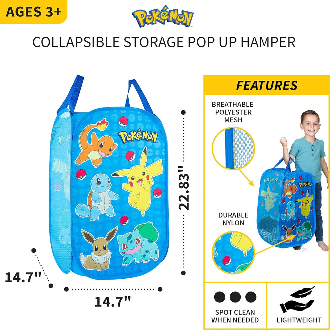 Franco Faltbarer Aufbewahrungskorb für Kinderzimmer, Einheitsgrösse, Pokemon 70 litres Pokemon, 70 l