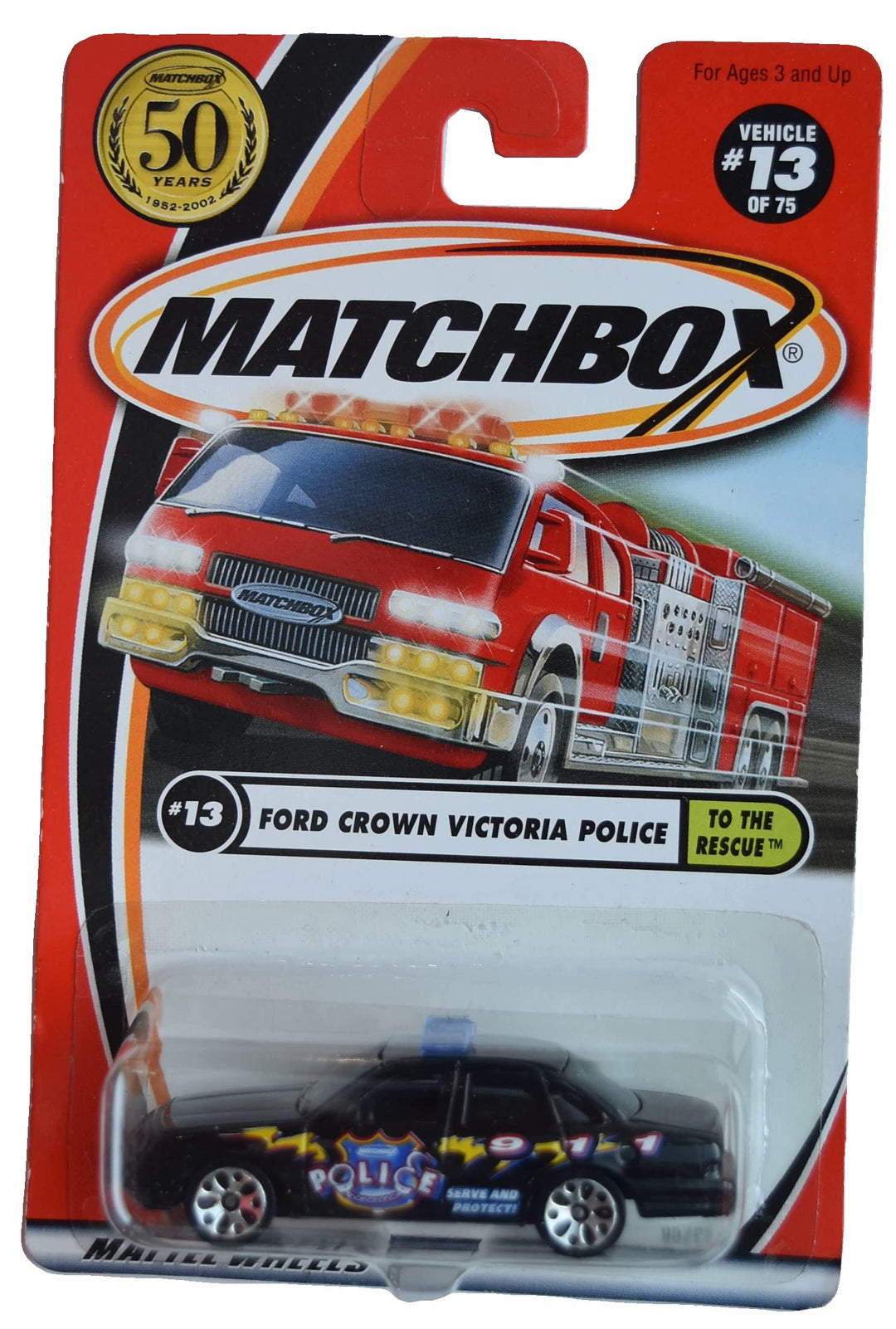Matchbox Ford Crown Victoria Polizei zur Rettung #13