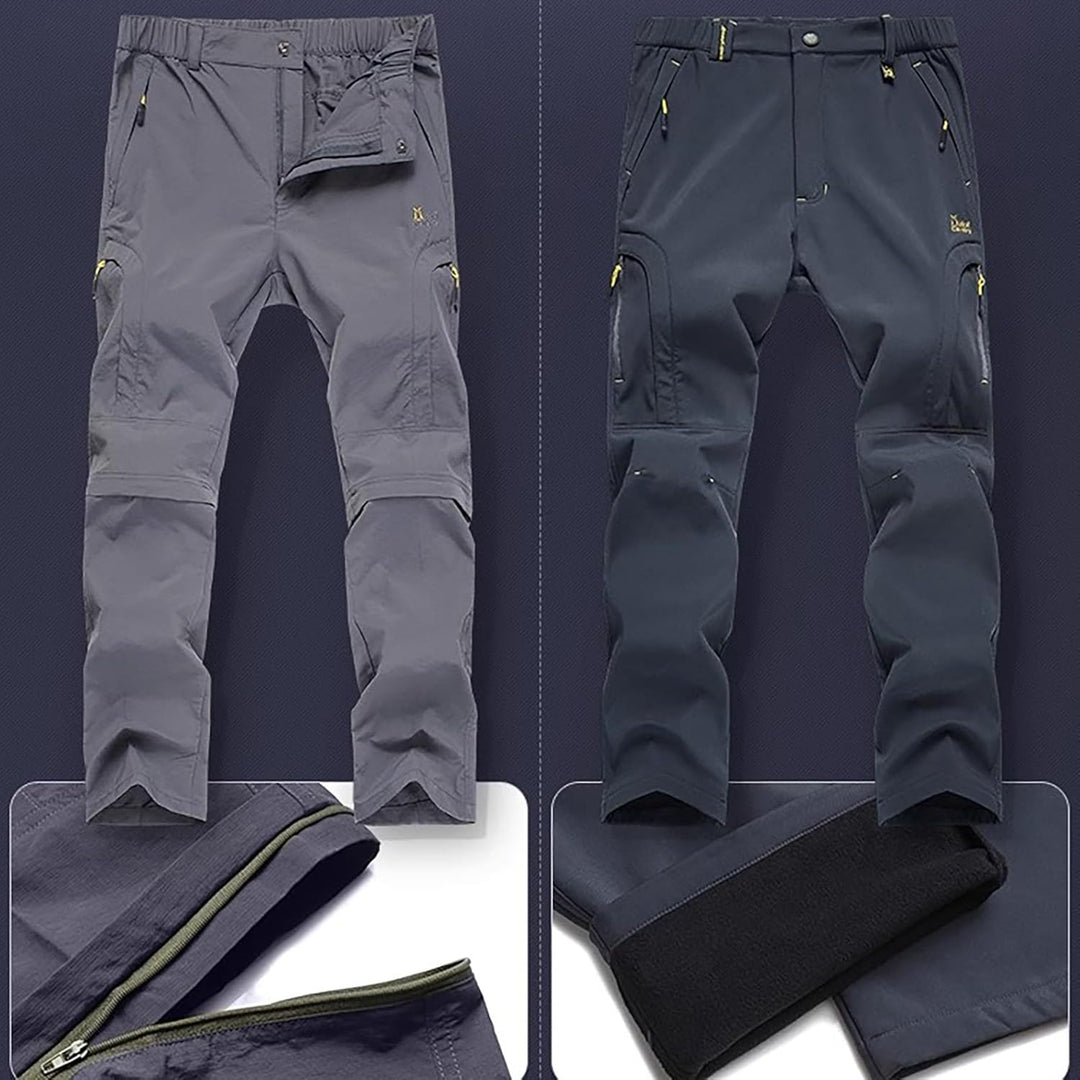 Softshell Hose Herren Outdoor, Thermohose Herren Winter Gefüttert, Outdoorhosen Very Grosse Grössen