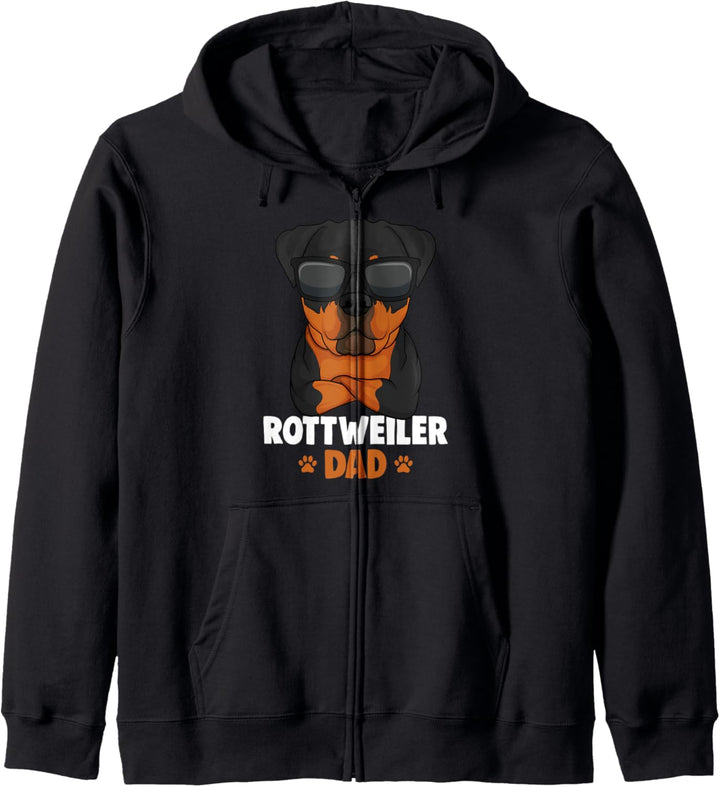 Rottweiler Papa Hunde Kapuzenjacke
