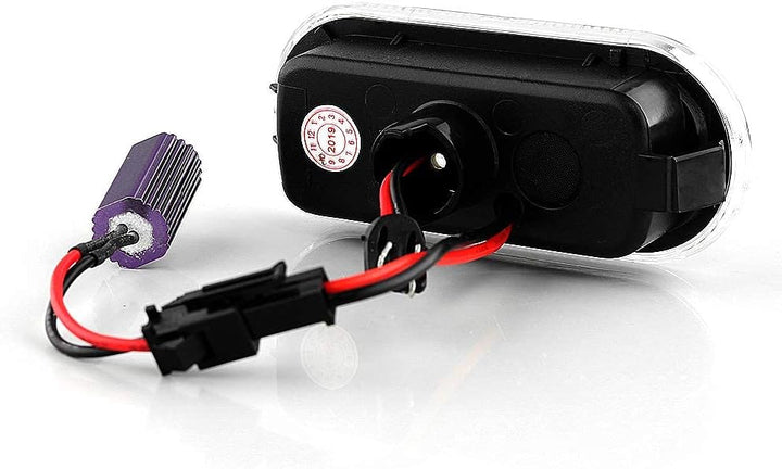 LIGHTDELUX Ersatz für 2 x LED Blinkleuchte Blinker Seitenblinker ohne Fehlermeldung mit Zulassung V-