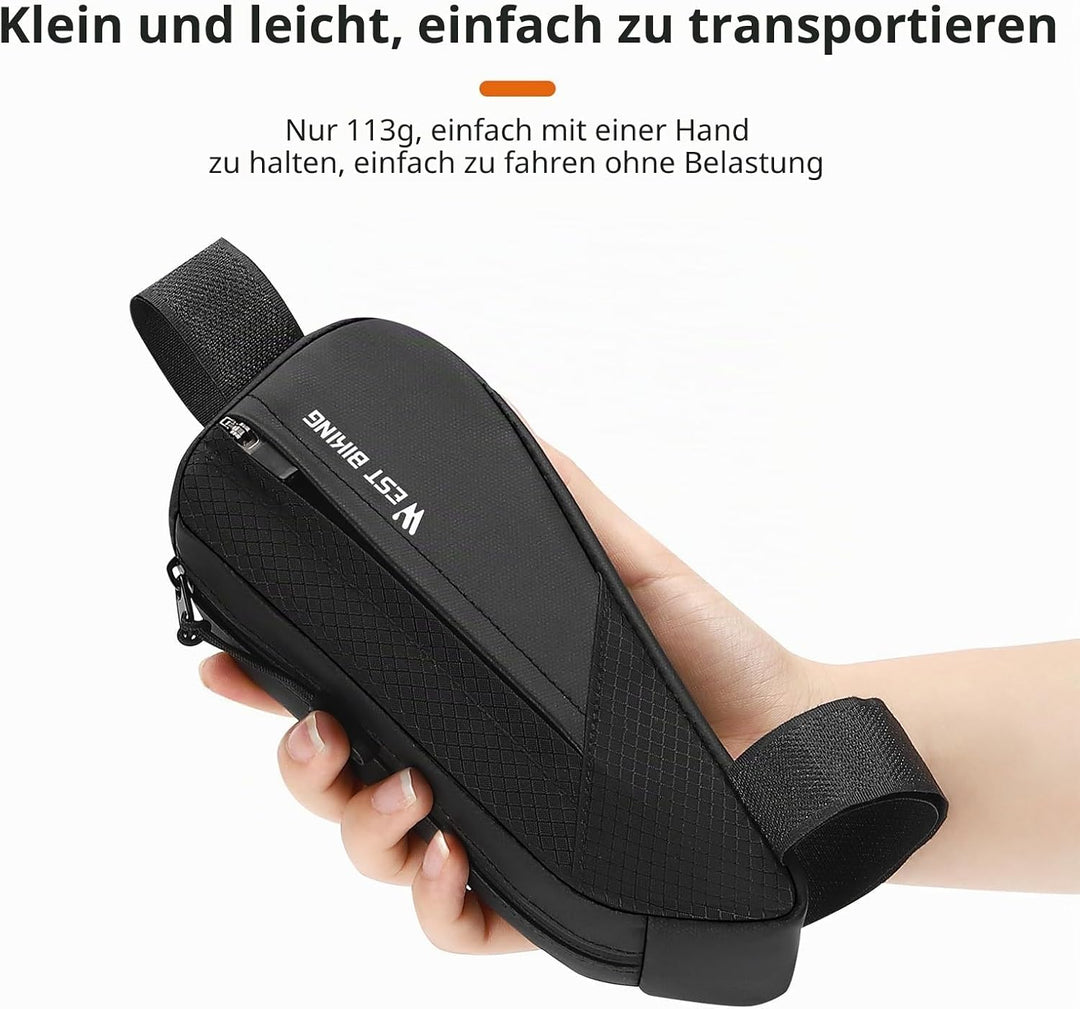 Levigo Fahrrad-Oberrohr-Dreieck-Aufbewahrungstasche, tragbare Vorderrahmen-Tasche, Fahrrad, wasserab