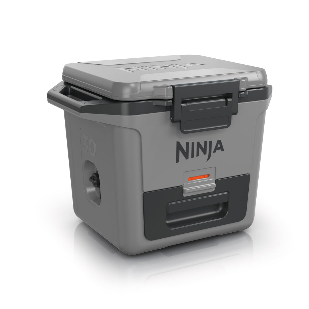 Ninja FrostVault Hard Cooler 47L, Premium isolierte Kühlbox, hält EIS bis zu 6 Tage 28l Grau, 28l Gr