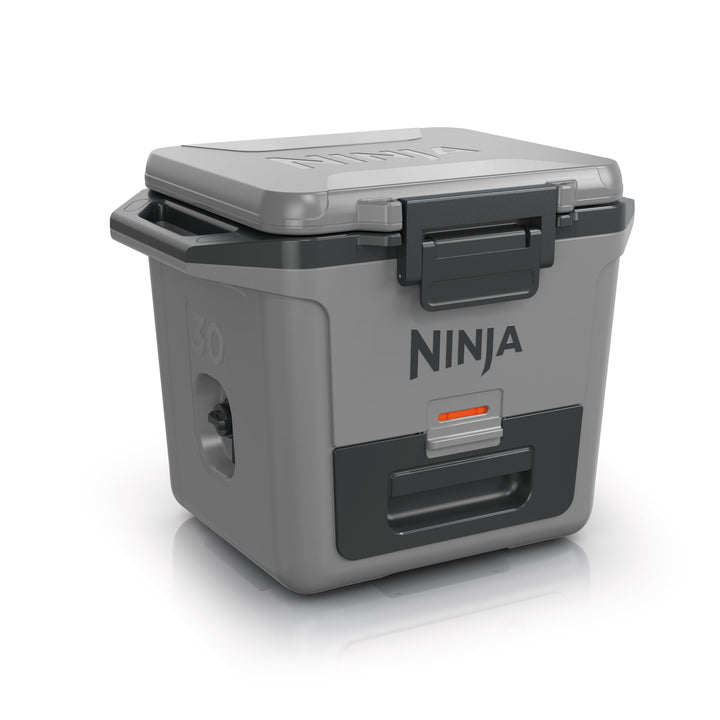 Ninja FrostVault Hard Cooler 47L, Premium isolierte Kühlbox, hält EIS bis zu 6 Tage 28l Grau, 28l Gr