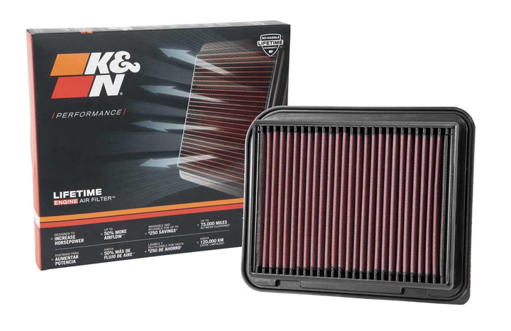 K&N 33-3015 Motorluftfilter: Hochleistung, Prämie, Abwaschbar, Ersatzfilter,Erhöhte Leistung, 2003-2