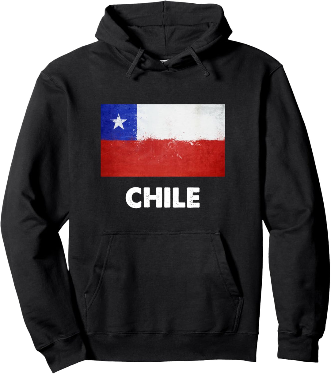 Chilenische Flagge Pullover Hoodie