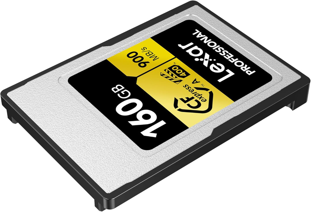 Lexar Professionelle 160 GB CFexpress Typ A Gold Series Speicherkarte, bis zu 900 MB/s Lesen, Kinoqu
