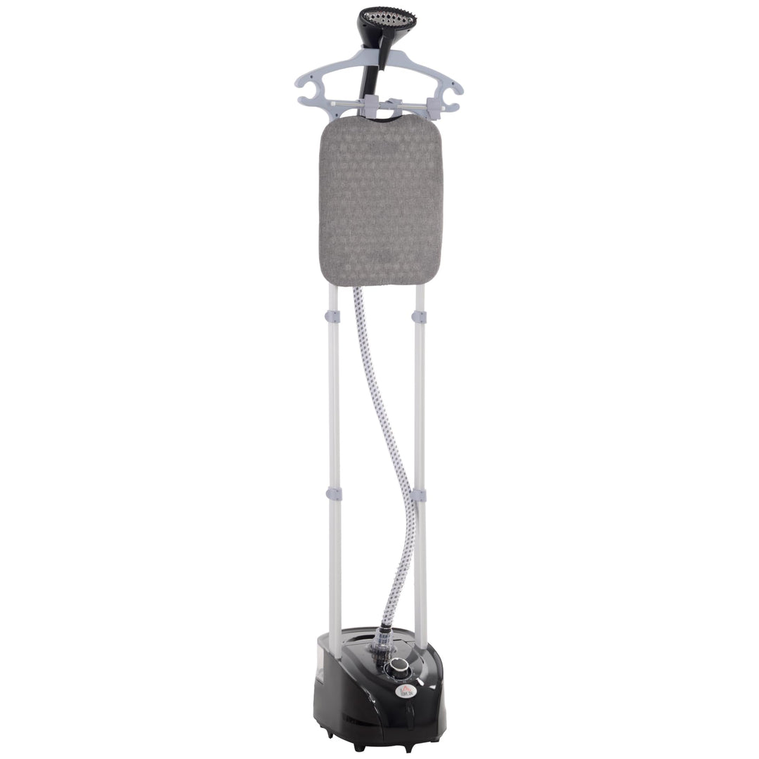 HOMCOM Vertikaler Dampfglätter 1950 W 32g/min, 2 Liter Wassertank, Teleskopstange, vertikales Bügele
