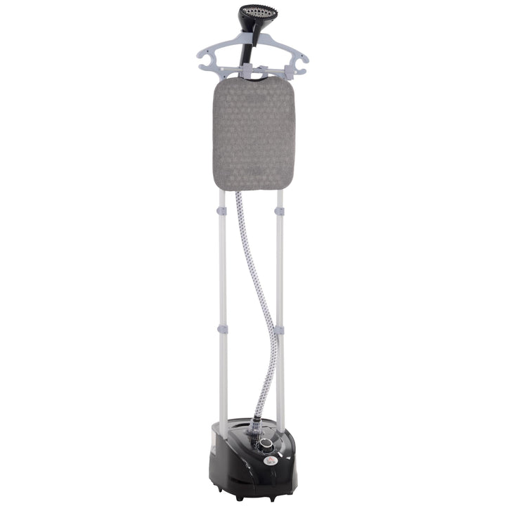 HOMCOM Vertikaler Dampfglätter 1950 W 32g/min, 2 Liter Wassertank, Teleskopstange, vertikales Bügele