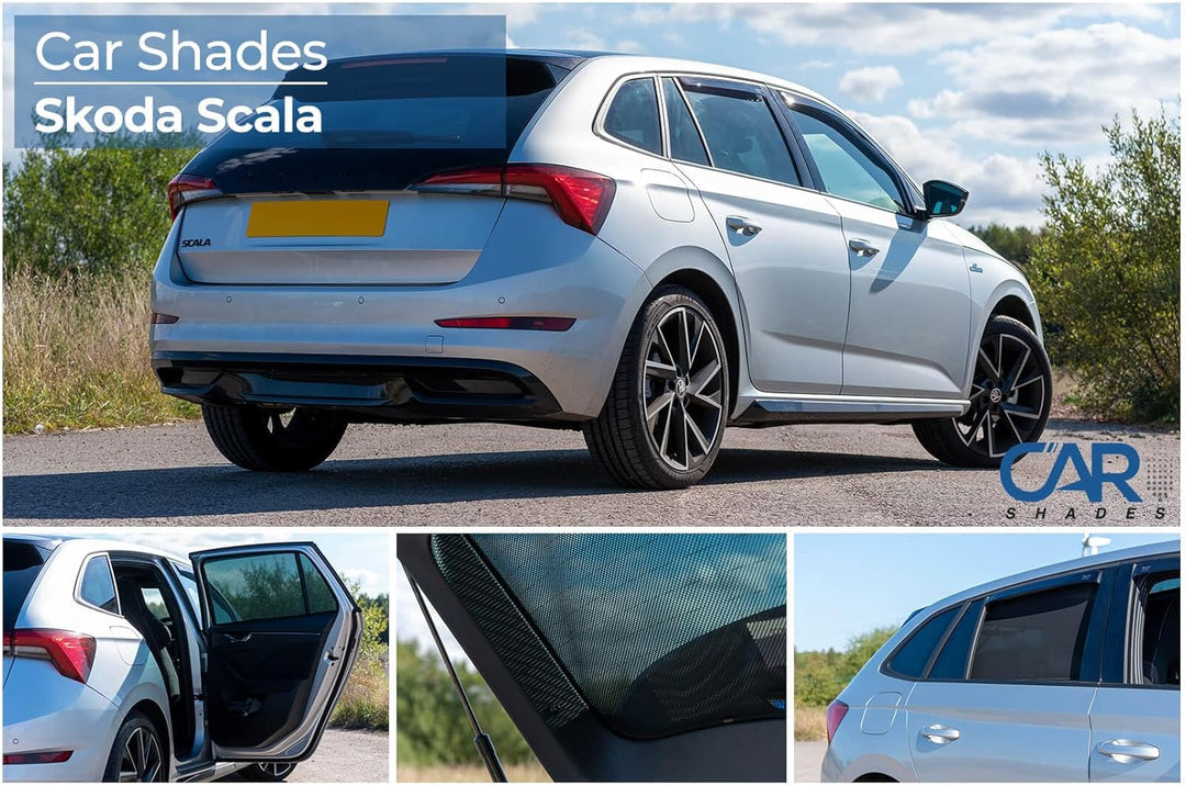 Satz Car Shades kompatibel mit Skoda Scala HB 5-türer 2019- (6-teilig)