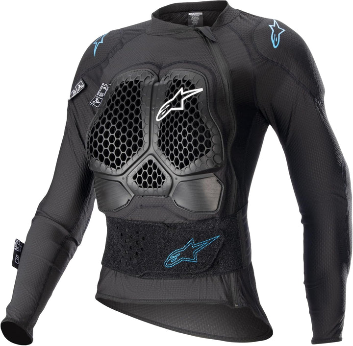 Alpinestars Stella Bionic Action V2 Damen Protektorenjacke (Black,L) L BLACK CYAN, L BLACK CYAN