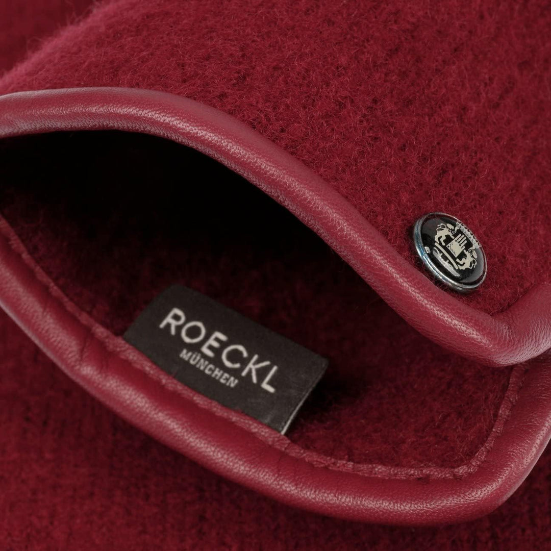 Roeckl Damen Original Walkhandschuh Handschuhe 20,5 cm (7,5) Rot, 20,5 cm (7,5) Rot