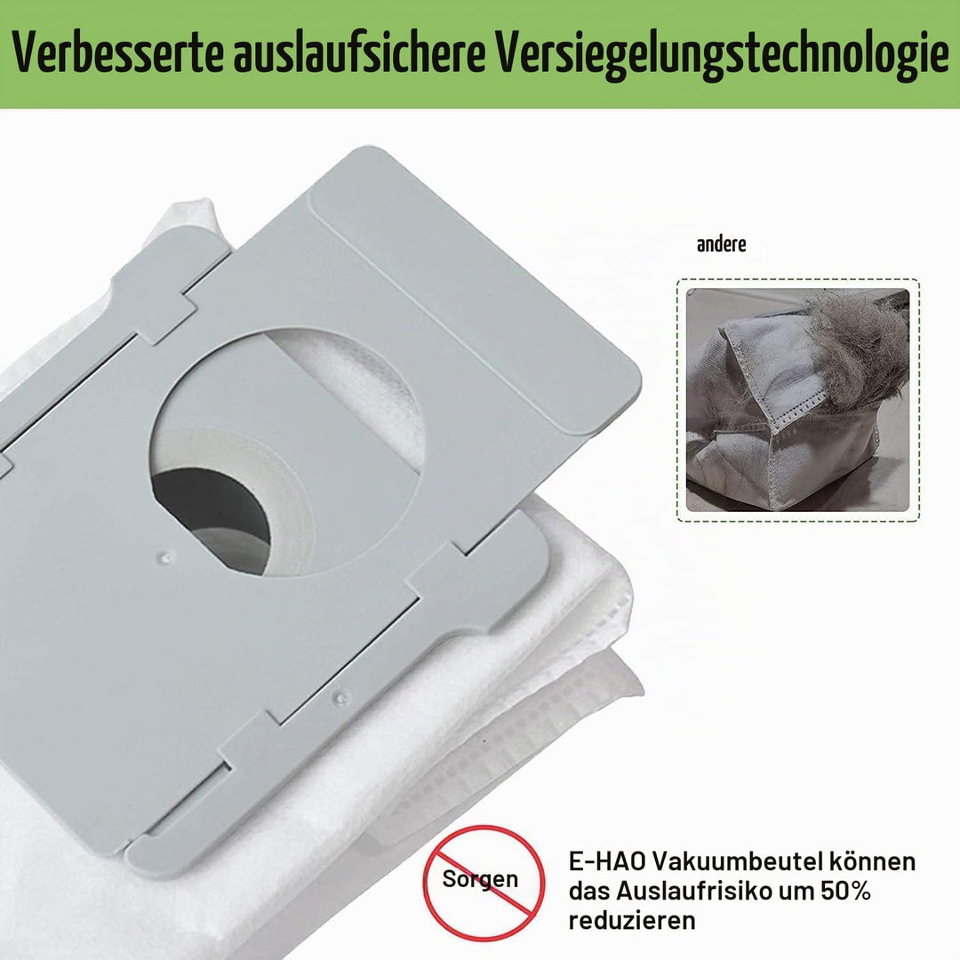 E-HAO 10 Pack Staubsaugerbeutel kompatibel mit iRobot Roomba i, s, j Serien und Roomba Combo i, j Se