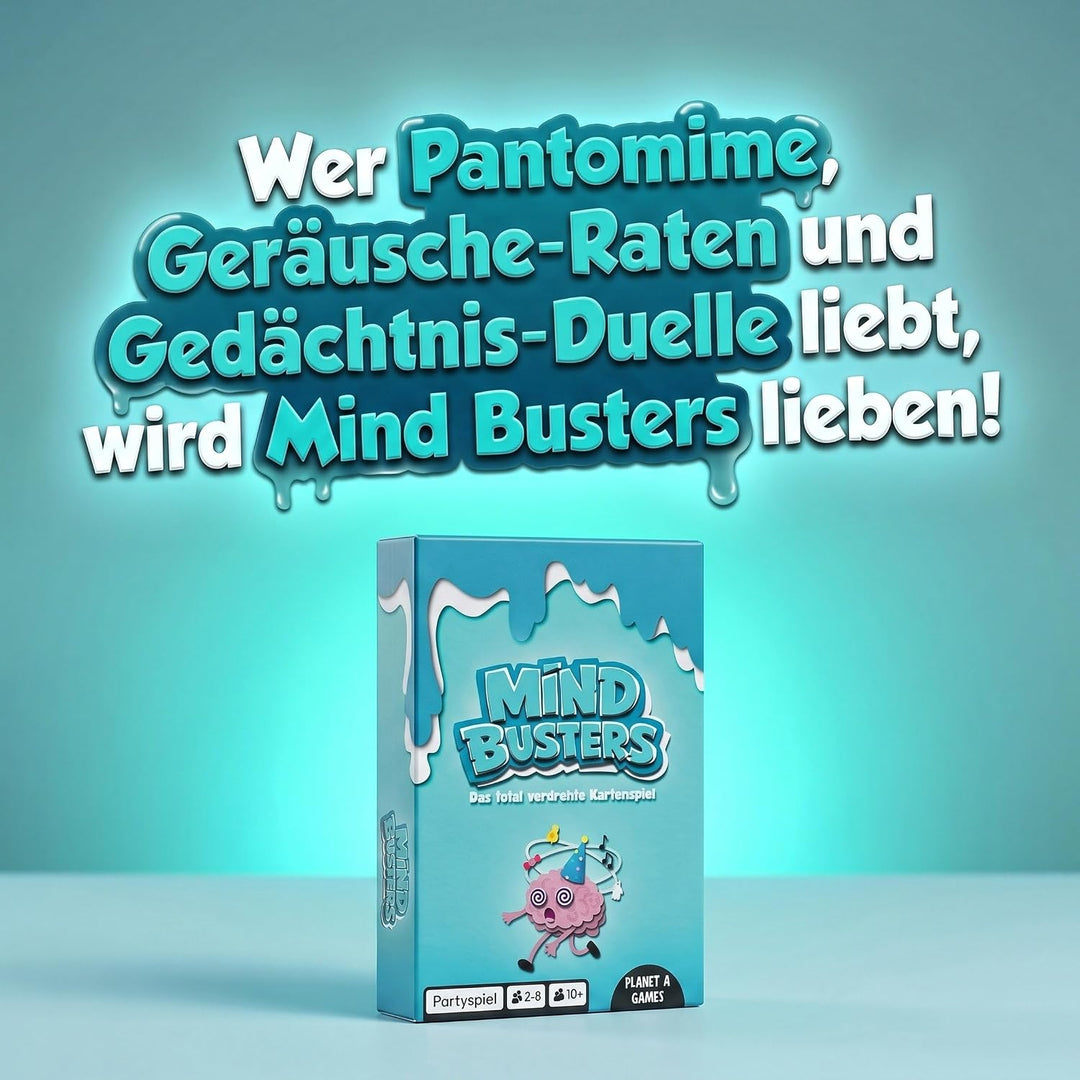 Planet A Mind Busters | Lustiges Kartenspiel &amp; Partyspiel