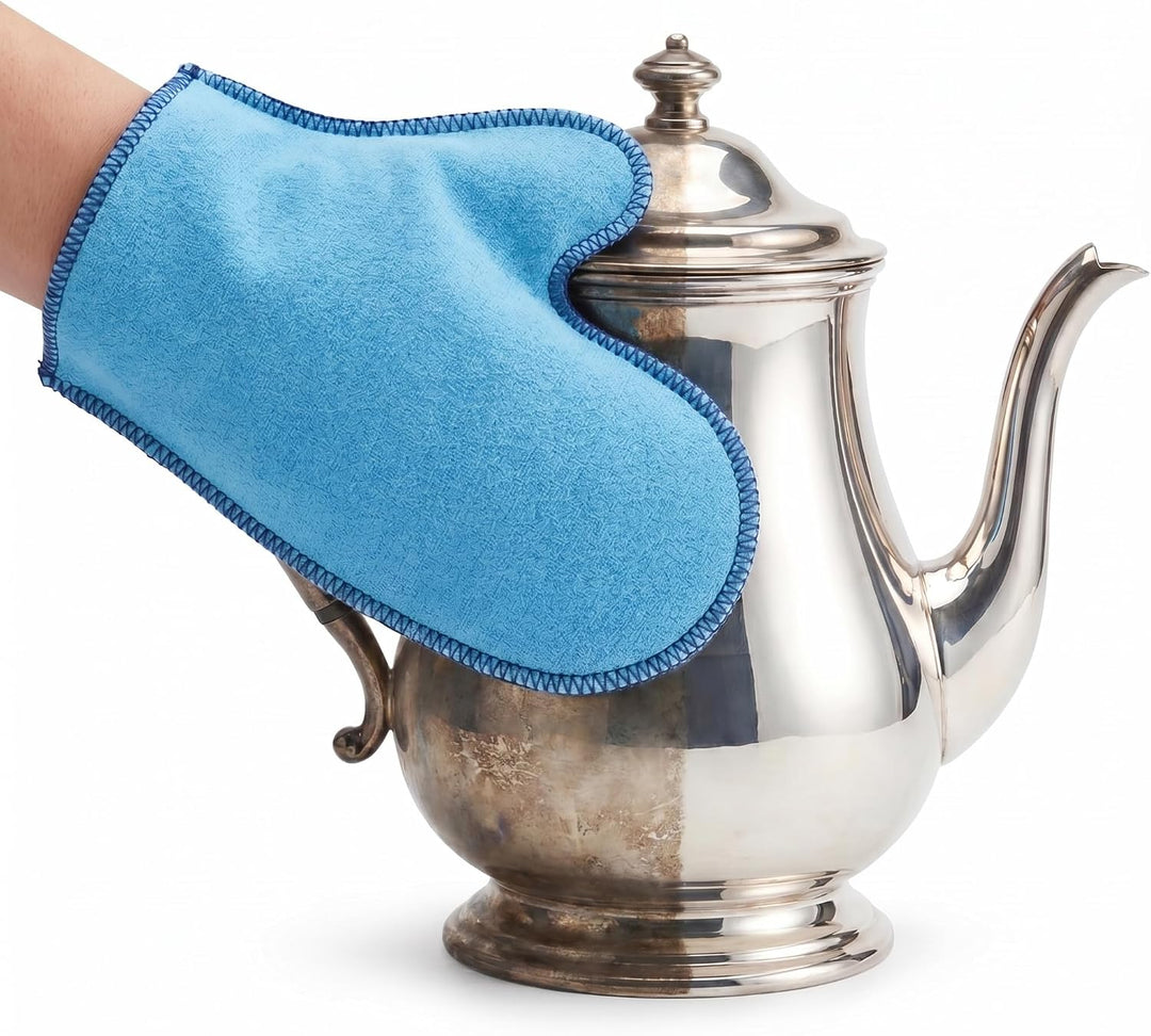 Nushine Handschuh zur Reinigung von Silber - enthält eine spezielle Imprägnierung
