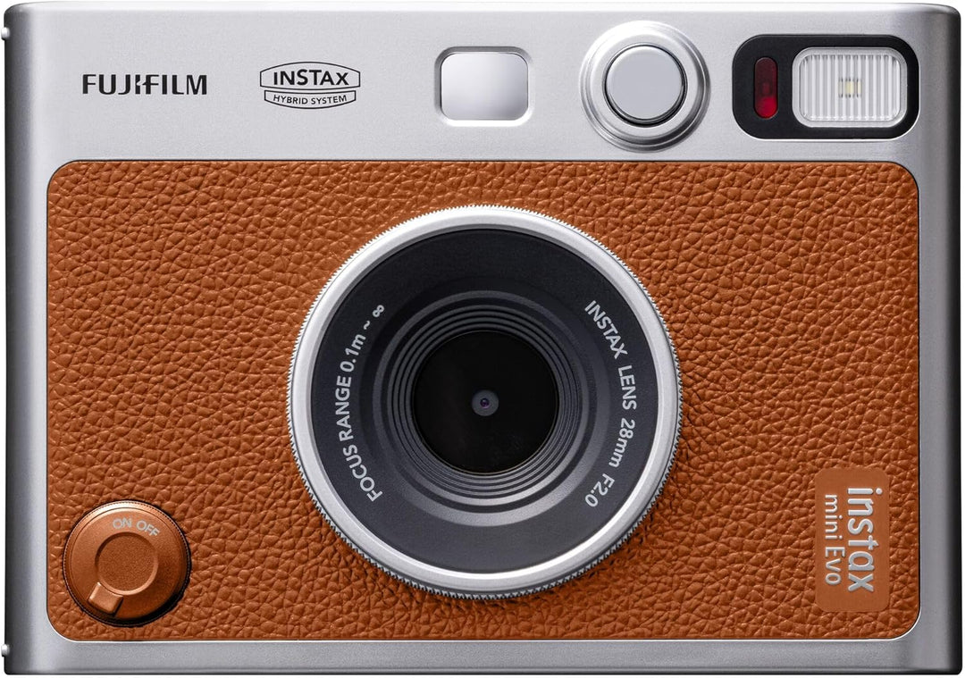 instax mini EVO™ Braun - Type USB-C Braun mini EVO camera, Braun mini EVO camera