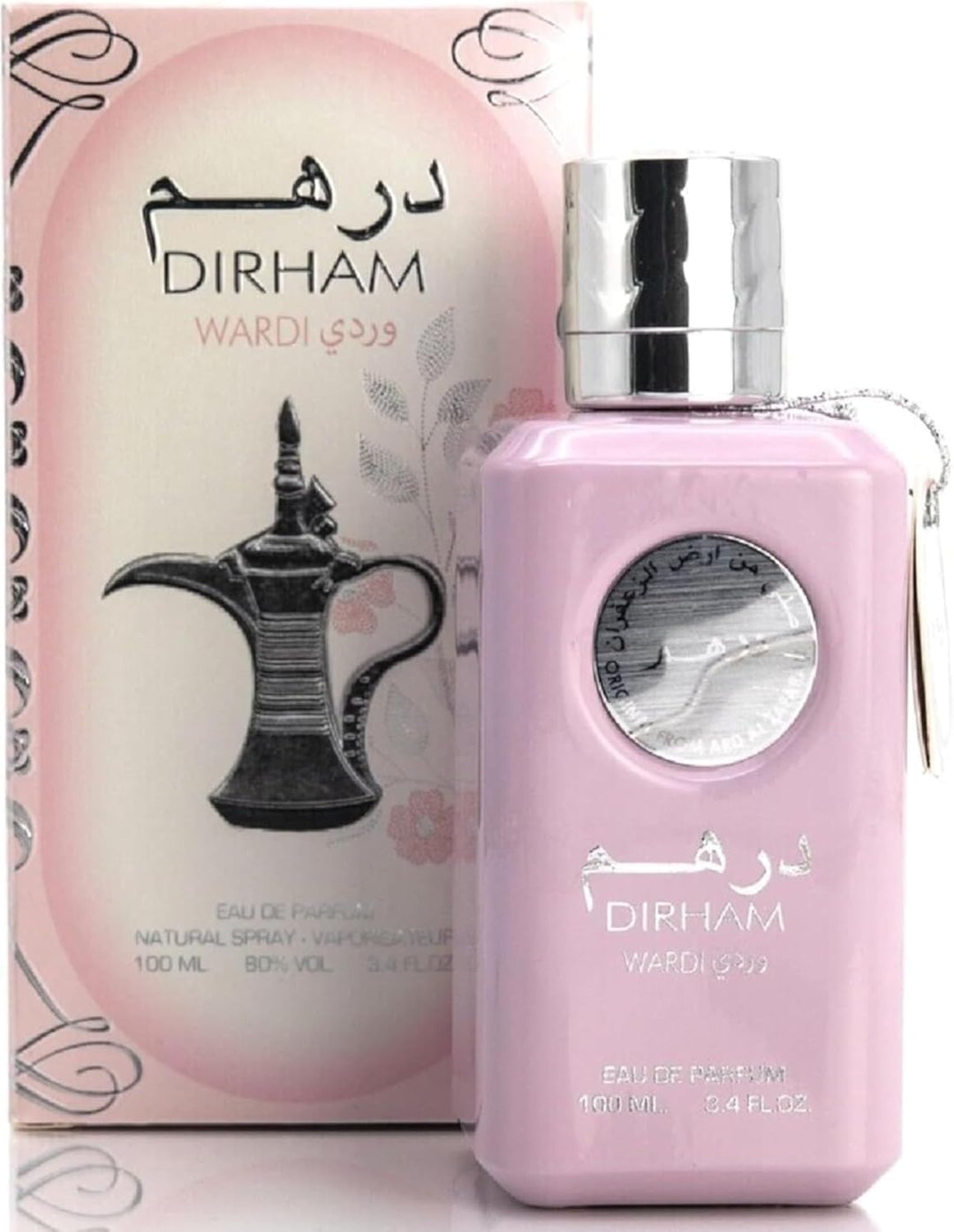 Ard Al Zaafran natürliches Parfum „Dirham Wardi Edp“, Qualitätsspray, 100 ml, bester Duft für Frauen