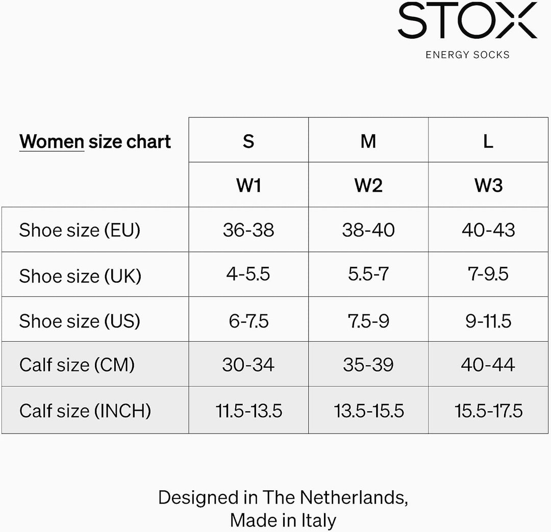 STOX Energy Socks, Wandersocken Damen, Kompressionklasse 23-32 mmHg, Wandern, Kompressionsstrümpfe,