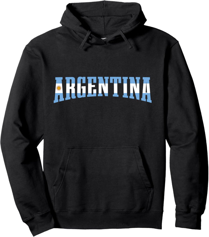 Argentinien-Sport-Stil Pride Retro argentinische Flagge Pullover Hoodie