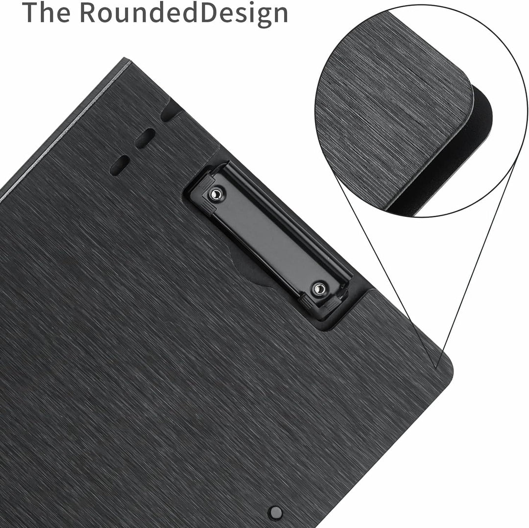 URbantin A4 Klemmbrett,10 Stück A4 Faltbare Klemmbretter mit Zwei Clips,Dokumenten Organizer,A4 Klem