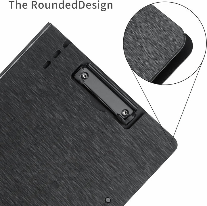 URbantin A4 Klemmbrett,10 Stück A4 Faltbare Klemmbretter mit Zwei Clips,Dokumenten Organizer,A4 Klem