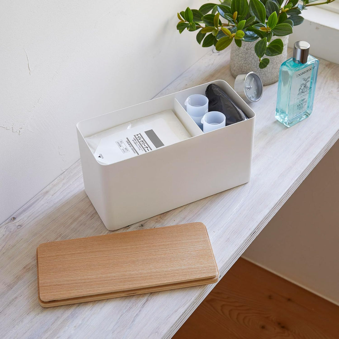 Sanitary storage box - Rin - natural Weiss, Weiss