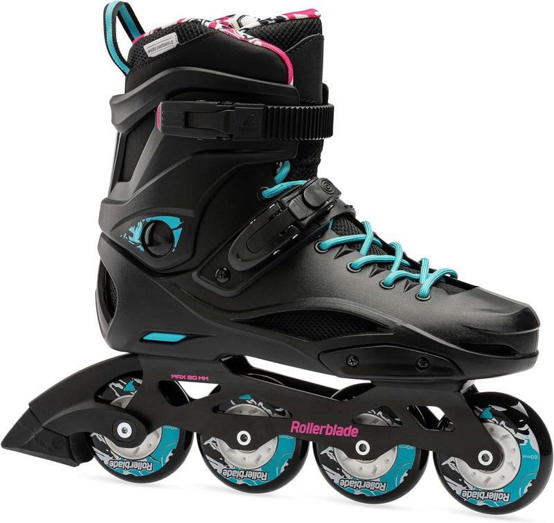 Rollerblade Damen Rb Cruiser Inlineskate 250 Black/Aqua, 250 Black/Aqua