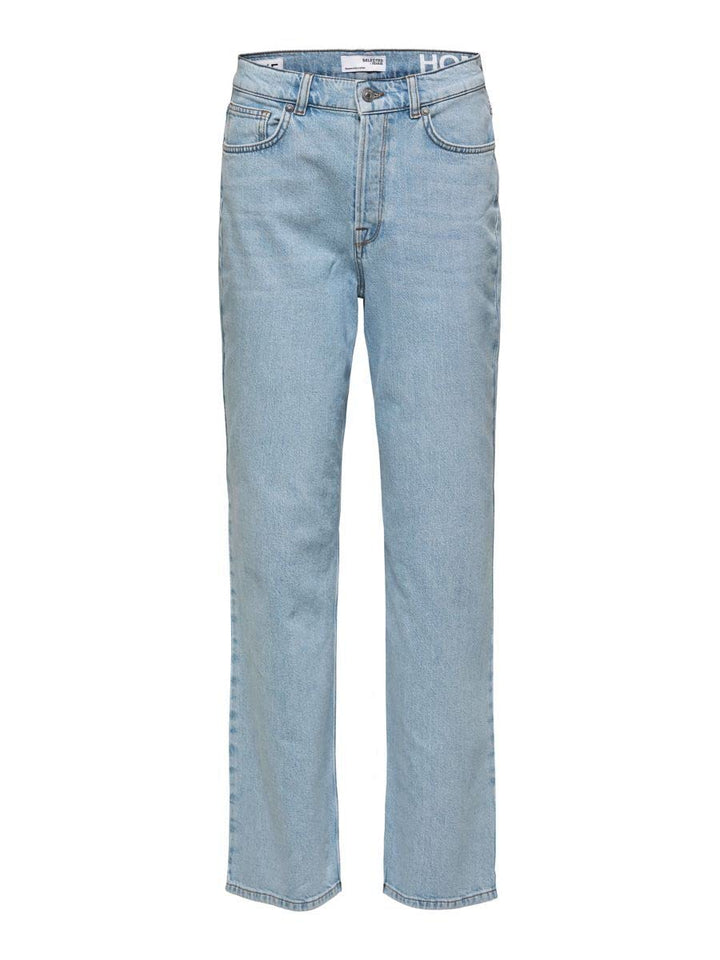 NAME IT Damen Slfalice-n Hw Wide Lon Sky Blue Jea Noos 26W / 32L Light Blue Denim, 26W / 32L Light B